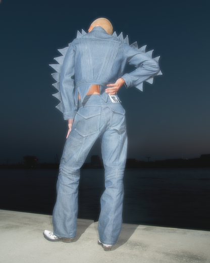 piece no.4 suit indigo